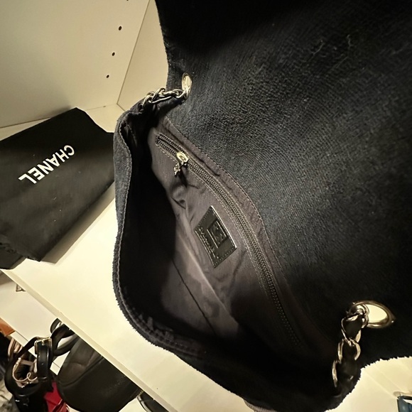 Chanel CC Sport Line Flap Bag Terry Cloth. Comes with with dust bag/COA - Picture 4 of 11